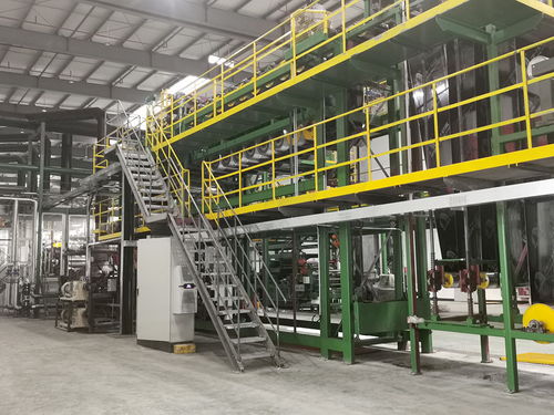 创新驱动，智造未来 东方雨虹有胎无胎多功能组合型卷材生产线成功试机